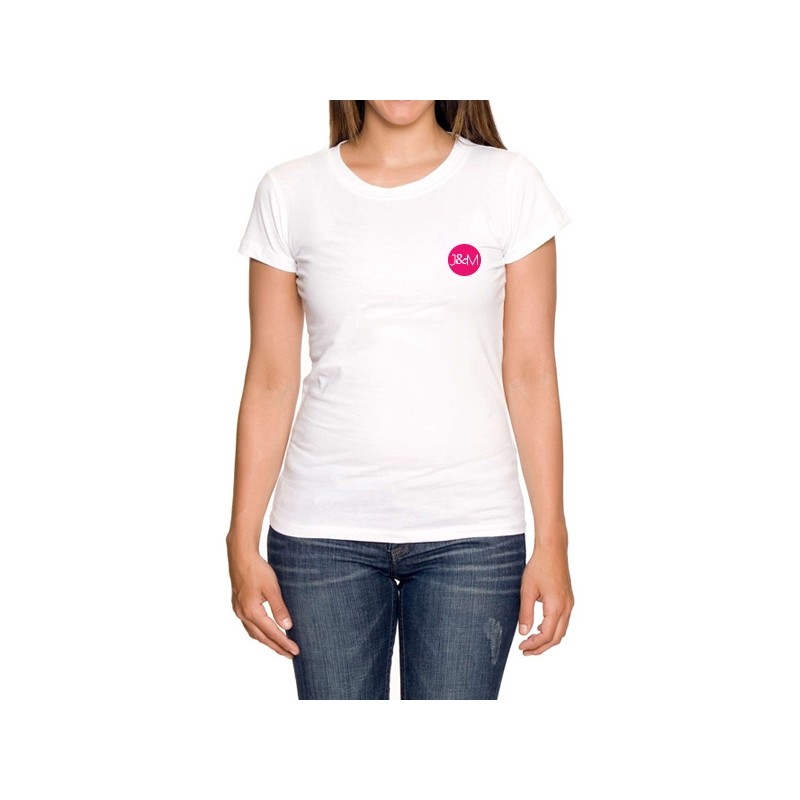 Tee-shirt J&M blanc - spécial femme