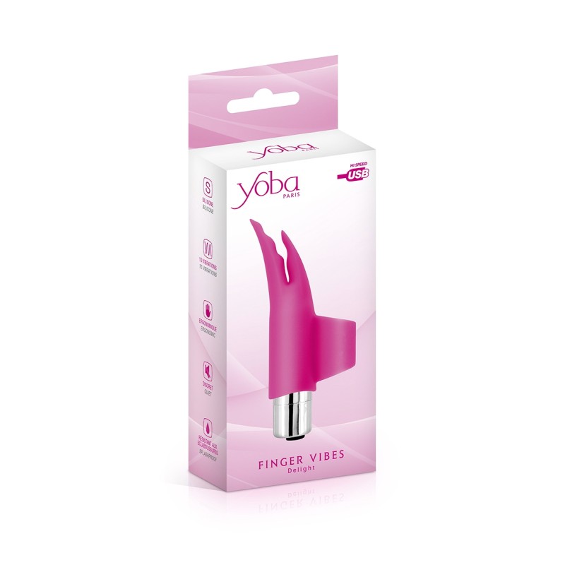 Doigt vibrant Delight Yoba - 10 modes de vibrations