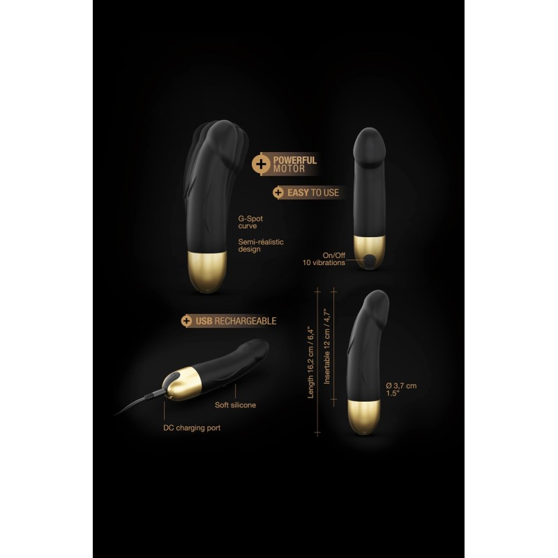 Vibro rechargeable Real Vibration Gold S 2.0 Dorcel