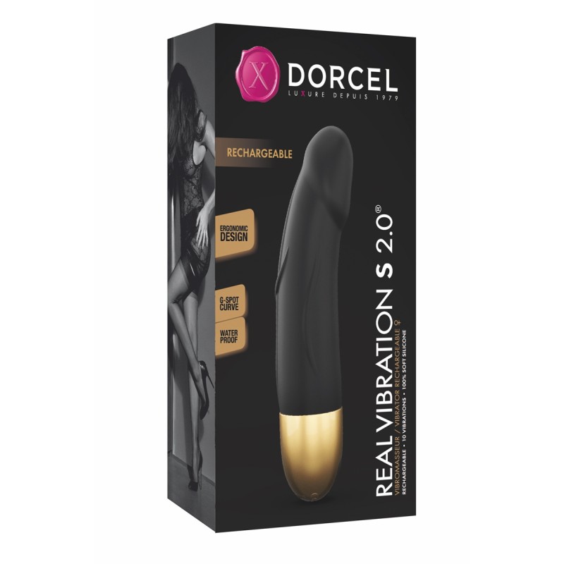 Vibro rechargeable Real Vibration Gold S 2.0 Dorcel