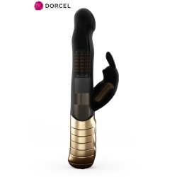 Vibromasseur Rabbit rechargeable Baby Rabbit 2.0 noir et doré - Dorcel