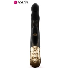 Vibromasseur Rabbit rechargeable Baby Rabbit 2.0 noir et doré - Dorcel