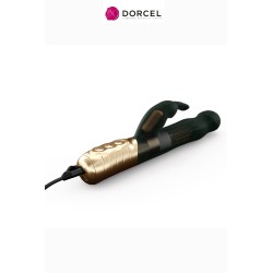Vibromasseur Rabbit rechargeable Baby Rabbit 2.0 noir et doré - Dorcel