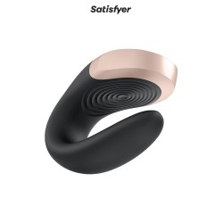 Stimulateur Double Love noir Satisfyer – connecté app