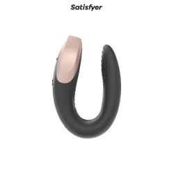 Stimulateur Double Love noir Satisfyer – connecté app