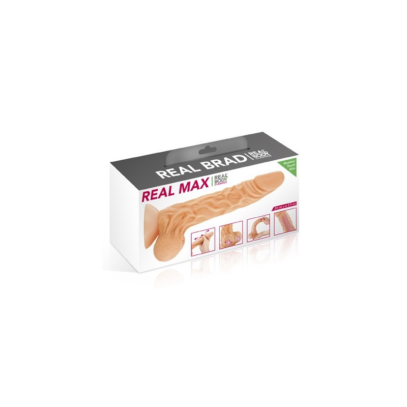 Gode ultra-réaliste 24 cm - Real max