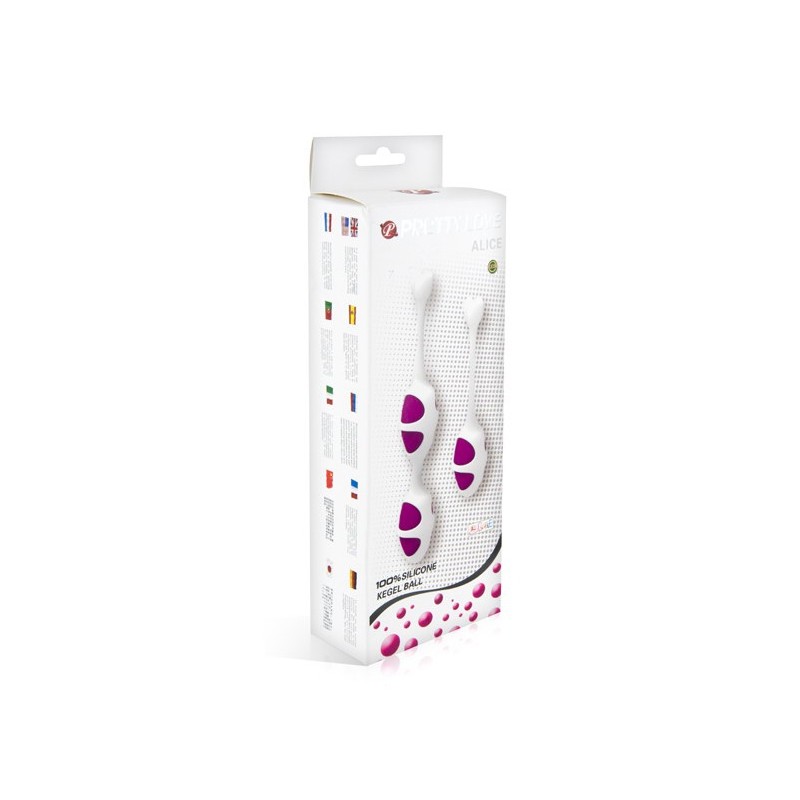 Boules de Kegel Alice Pretty Love – silicone ABS tonification intime