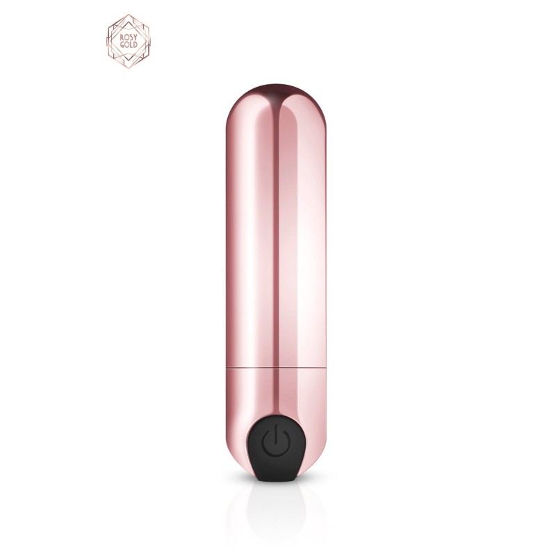 Mini Vibro Bullet Rosy Gold - Stimulateur Clitoridien 10 Modes Ultra Compact