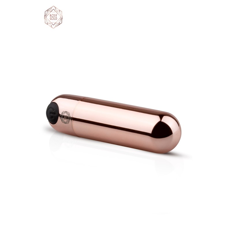 Mini Vibro Bullet Rosy Gold - Stimulateur Clitoridien 10 Modes Ultra Compact
