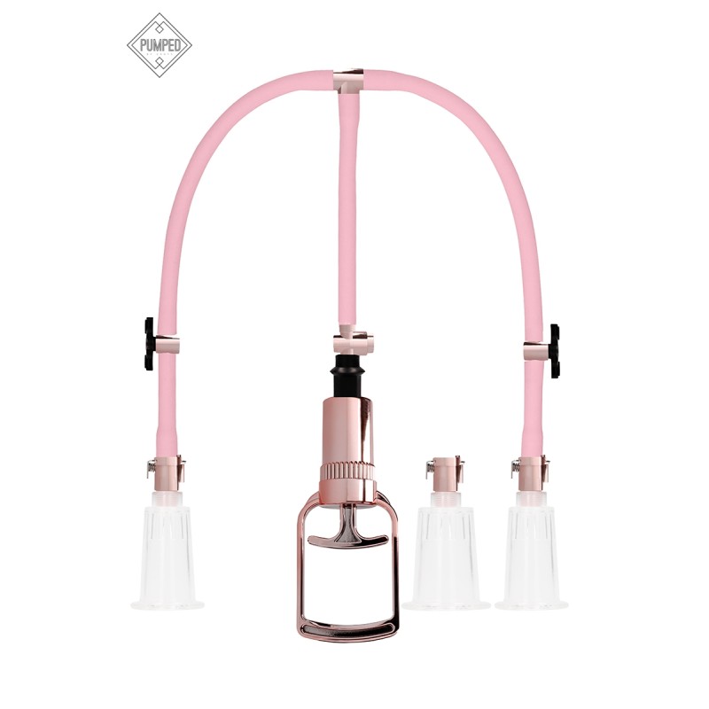 Pompe clitoris et tétons Large Pumped – Rose Gold