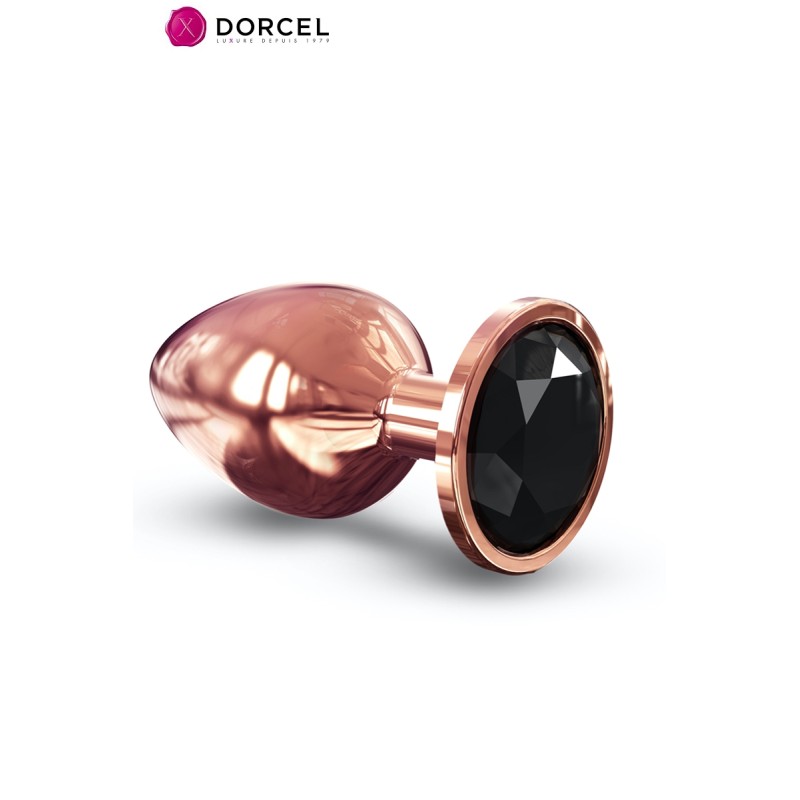 Dorcel Diamond Plug L - Plug anal bijou métal rose gold, taille grande