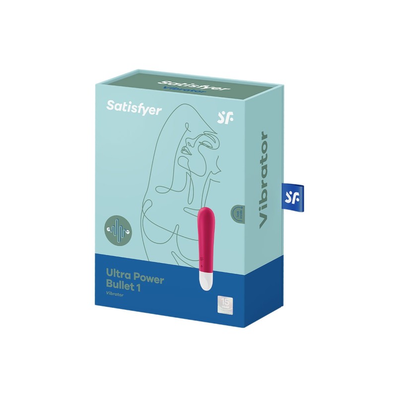 Ultra Power Bullet 1 rouge Satisfyer – mini vibro rechargeable