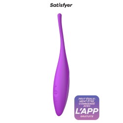 Satisfyer Twirling Joy fuchsia - stimulateur connecté