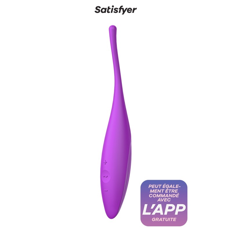 Satisfyer Twirling Joy fuchsia - stimulateur connecté