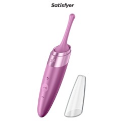 Satisfyer Twirling Delight Framboise - stimulateur vibrant