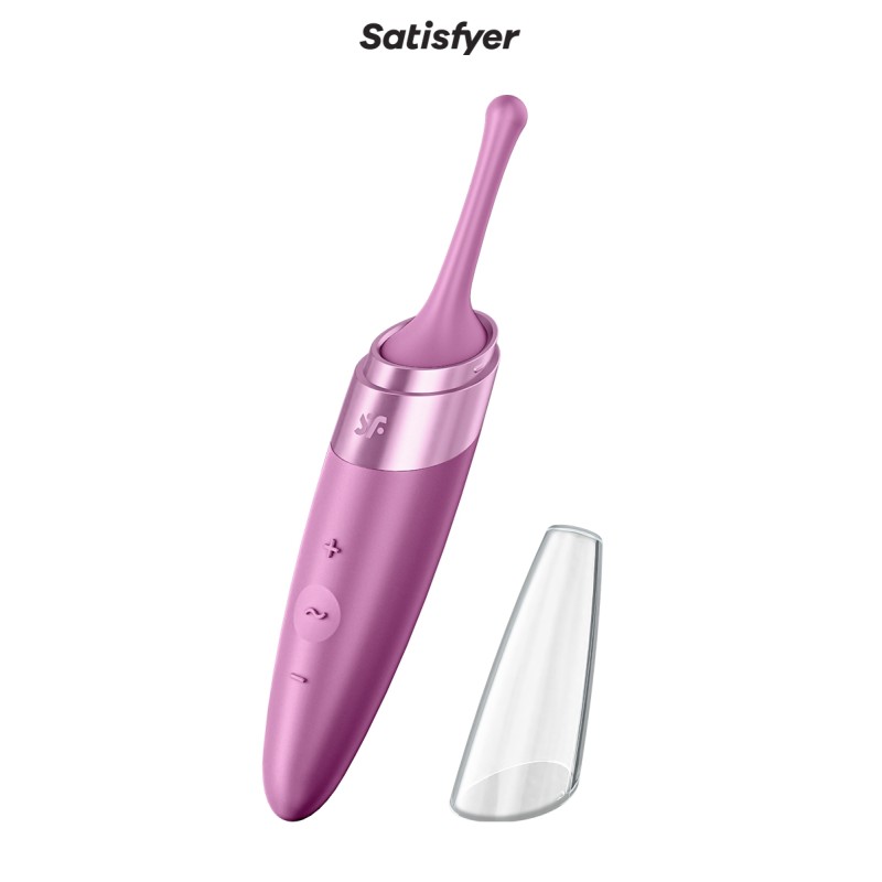 Satisfyer Twirling Delight Framboise - stimulateur vibrant