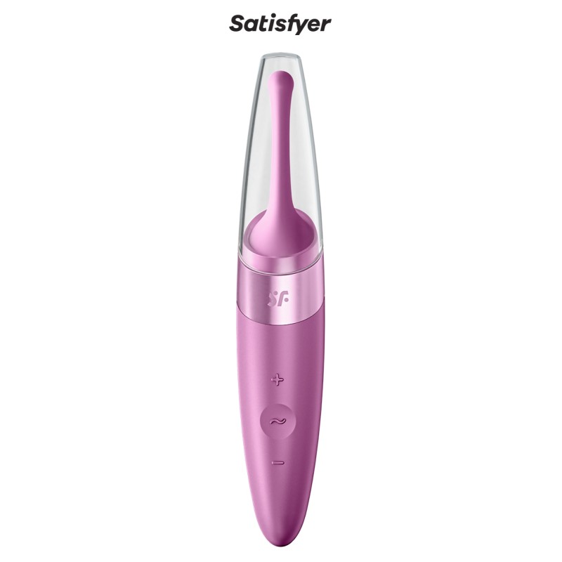 Satisfyer Twirling Delight Framboise - stimulateur vibrant