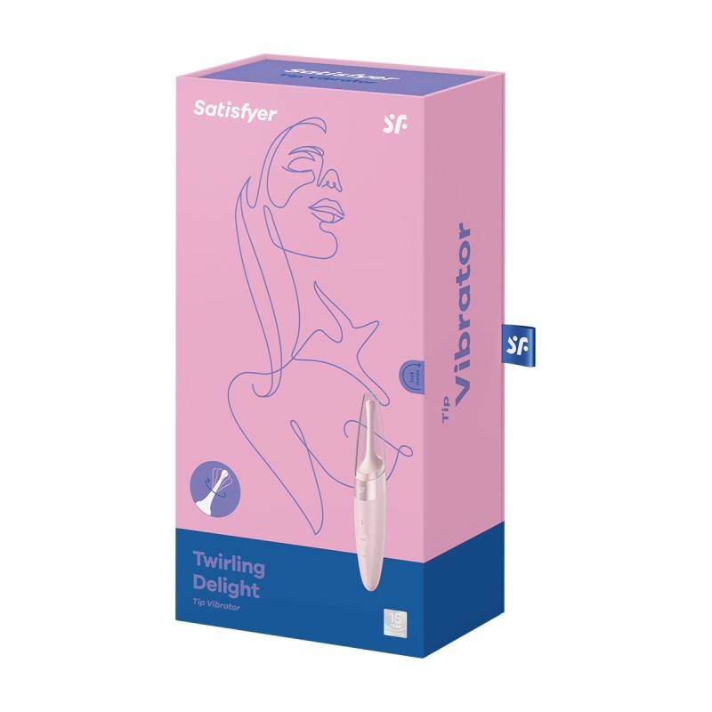 Satisfyer Twirling Delight rose - 40 programmes vibrations