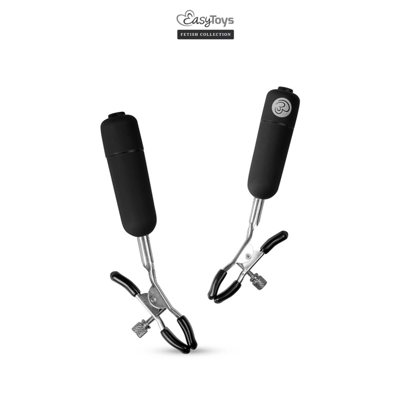 Pinces à tétons vibrantes - Easytoys Fetish Collection