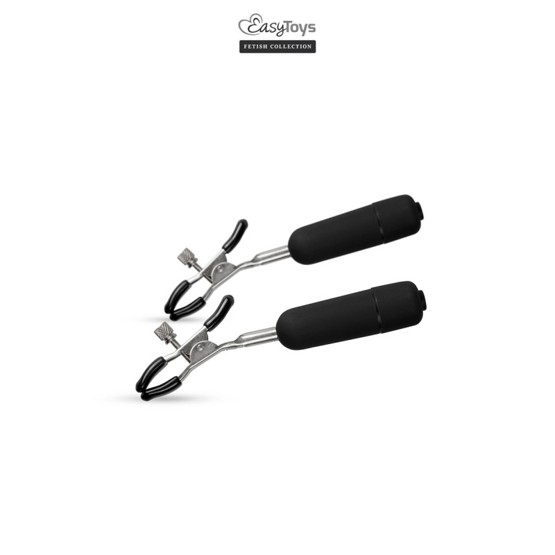 Pinces à tétons vibrantes - Easytoys Fetish Collection