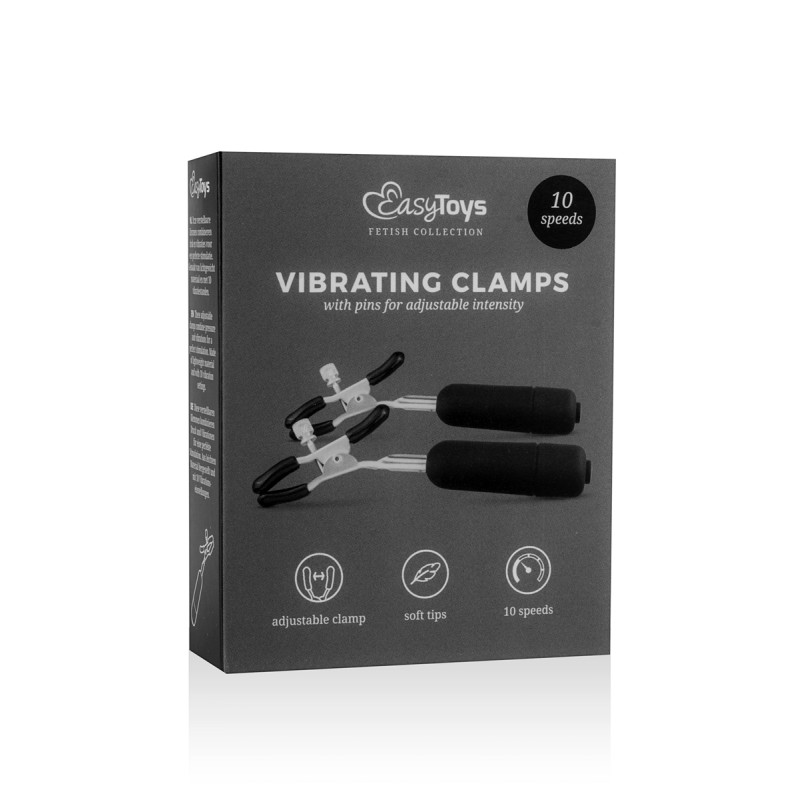 Pinces à tétons vibrantes - Easytoys Fetish Collection