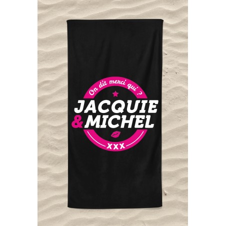 5 stickers J&M blanc logo rectangle