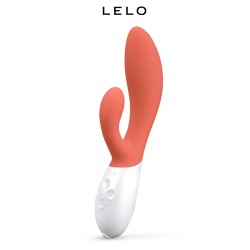 Lelo Ina 3 Vibro Rabbit Coral Red – Stimulation clitoris et point G