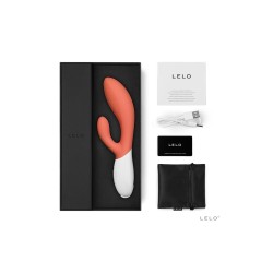 Lelo Ina 3 Vibro Rabbit Coral Red – Stimulation clitoris et point G