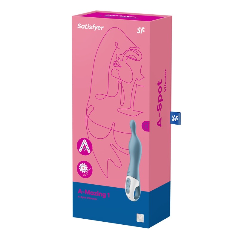 Vibromasseur A-Mazing 1 Satisfyer bleu - Stimulation point A