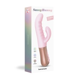 Vibro Rabbit Sassy Bunny rose Love to Love - double stimulation