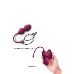 Love balls télécommandées Dorcel bordeaux – Kegel