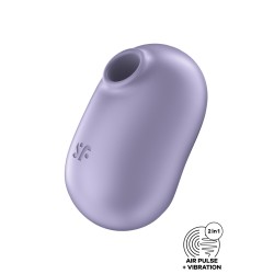 Satisfyer Pro To Go 2 – Stimulateur air pulsé et vibrations lavande
