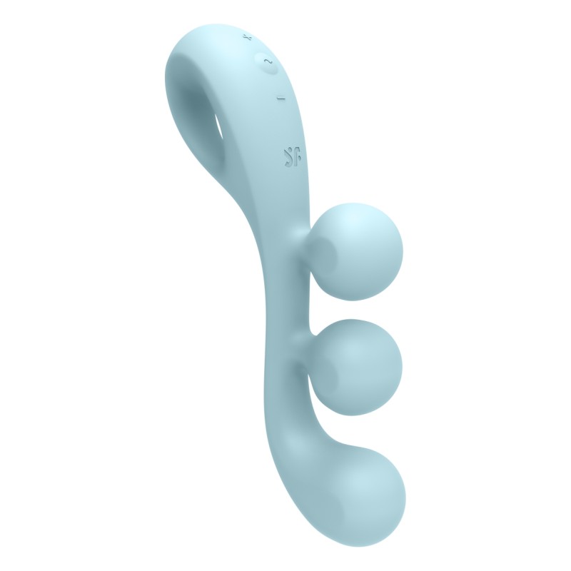 Satisfyer Tri Ball 2 bleu – multi-vibromasseur triple stimulation