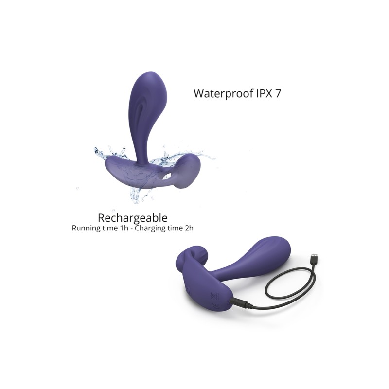 Double stimulateur télécommandé Witty Love To Love 10 modes