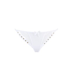 String blanc à clous dorés V-9798 - Axami