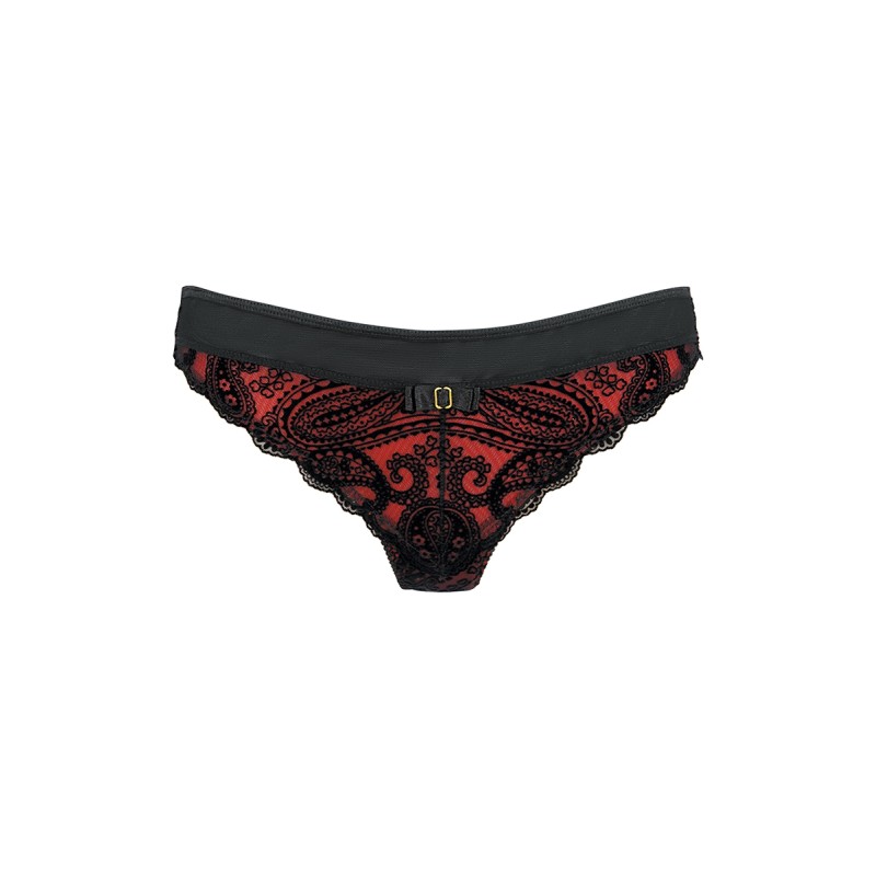 String rouge et noir V-10048 - Axami