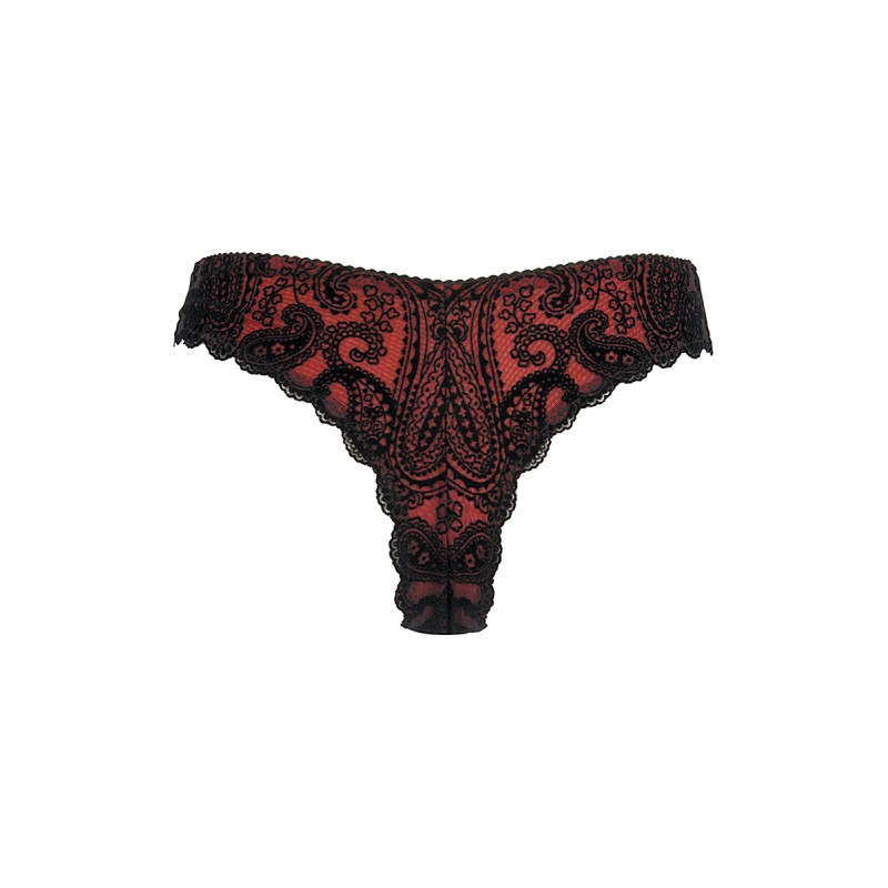 String rouge et noir V-10048 - Axami