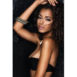 String rouge et noir V-10048 - Axami