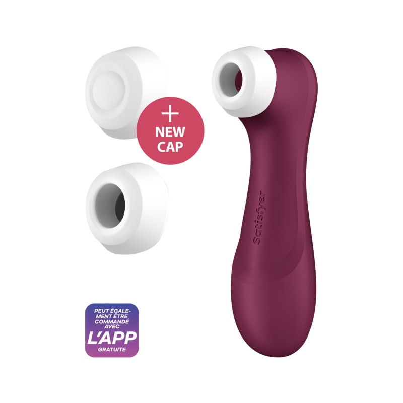 Satisfyer Pro 2 Generation 3 connecté bordeaux - stimulateur