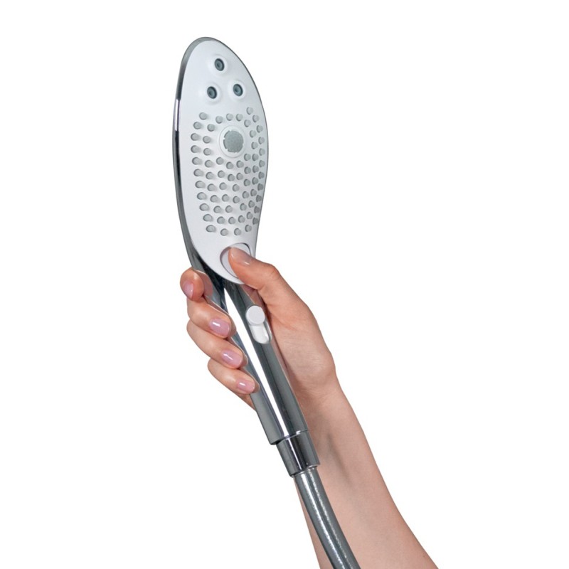 Womanizer Wave Chrome - Pommeau de douche stimulant 2 en 1 - Technologie PleasureJet