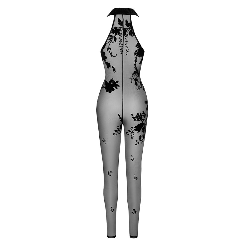 Combinaison zippée Ego F315 tulle floqué