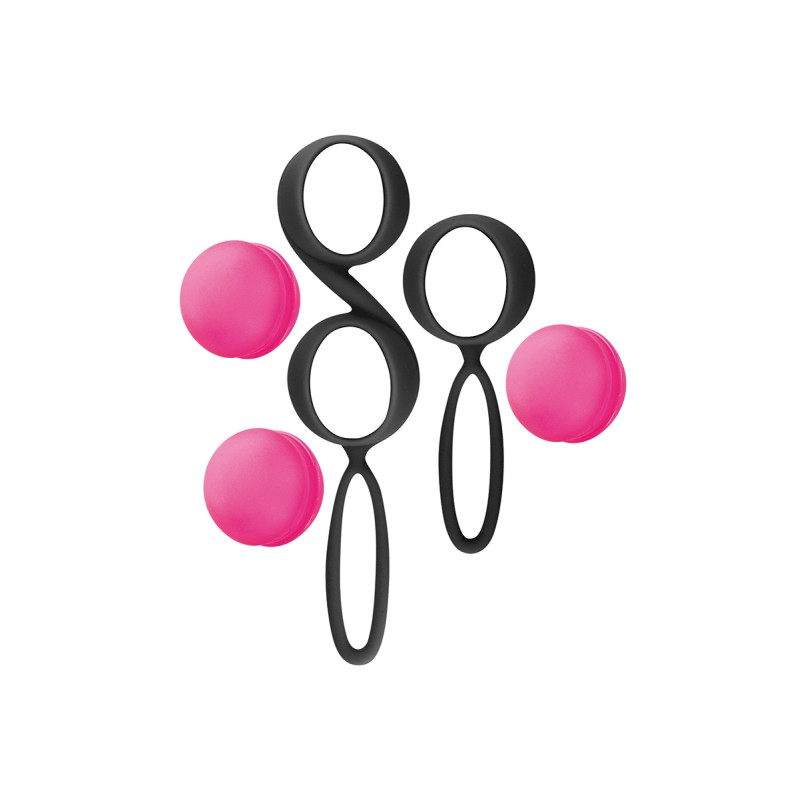 Kit 2 boules de Geisha Yoba noir – exercices Kegel