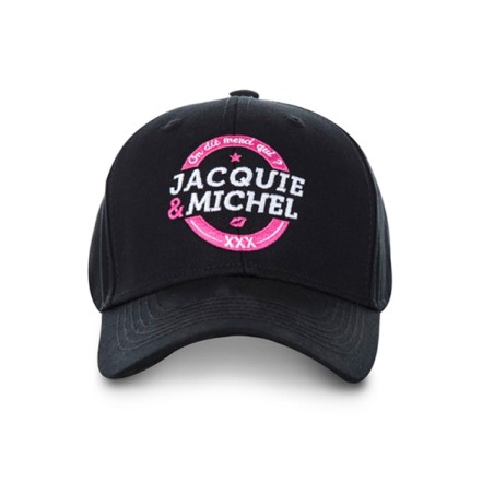 5 stickers J&M blanc logo rectangle
