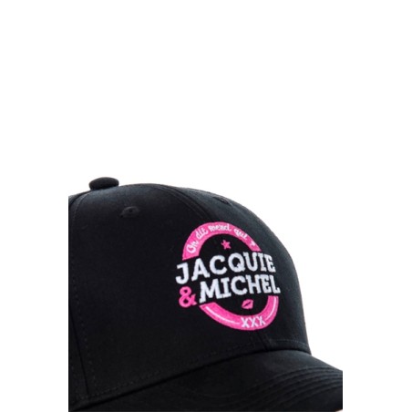 5 stickers J&M blanc logo rectangle