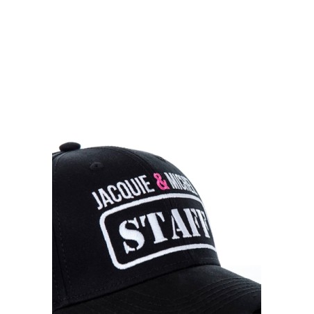 5 stickers J&M blanc logo rectangle