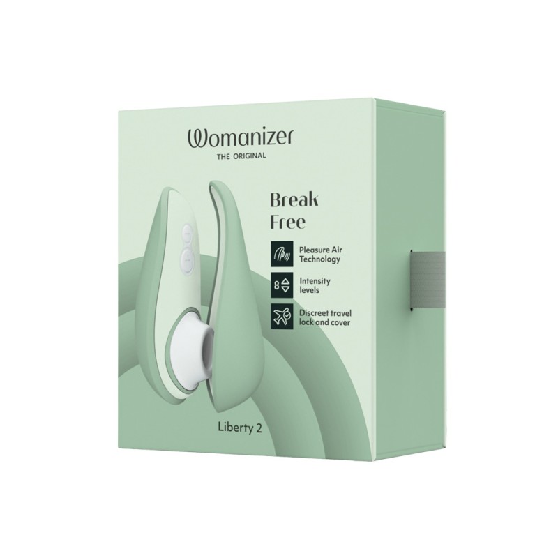 Womanizer Liberty 2 vert - stimulateur clitoridien Pleasure Air Technology compact et étanche
