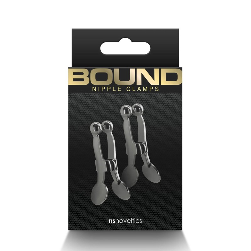 Pinces à tétons Bound noir