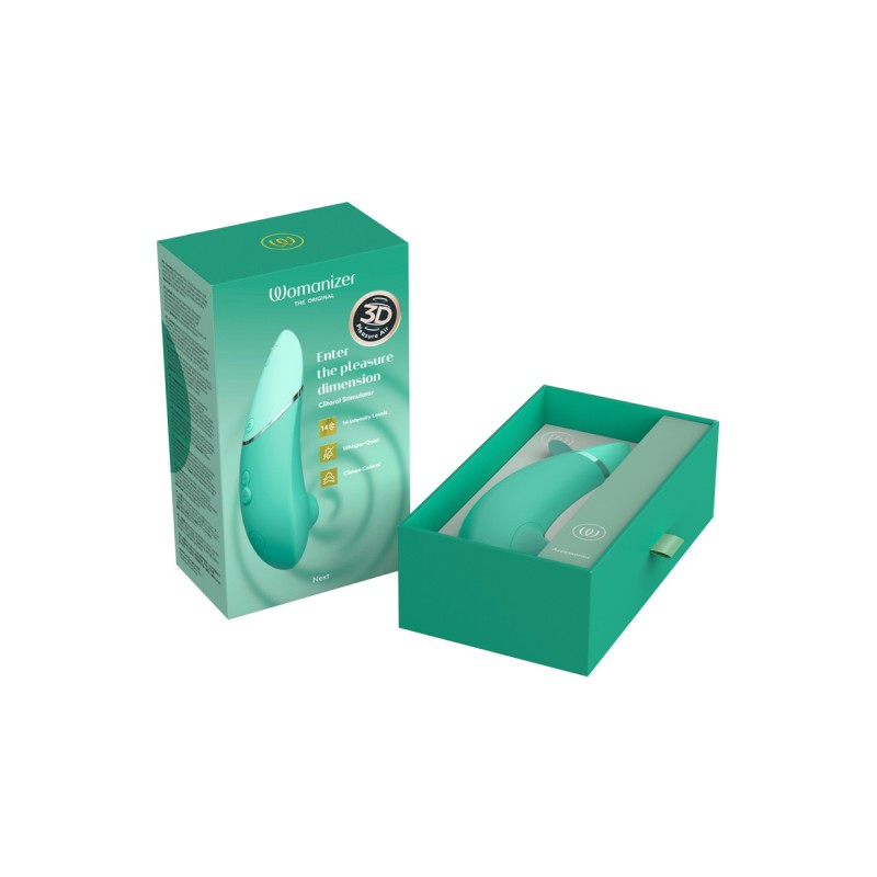 Womanizer Next turquoise - stimulateur clitoridien premium sans contact Pleasure Air 3D