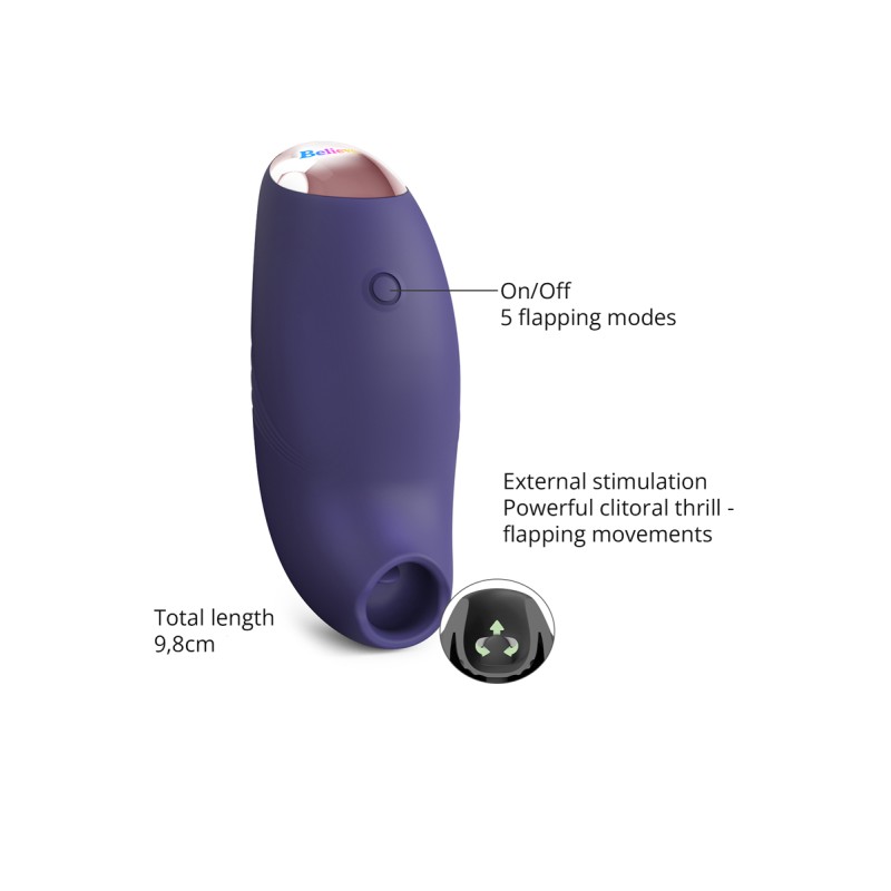 Stimulateur clitoridien Believer violet Love to Love – flapping
