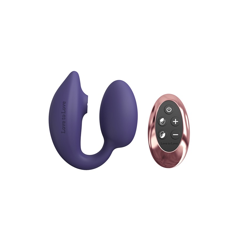 Wonderlover double stimulateur violet télécommandé Love to Love